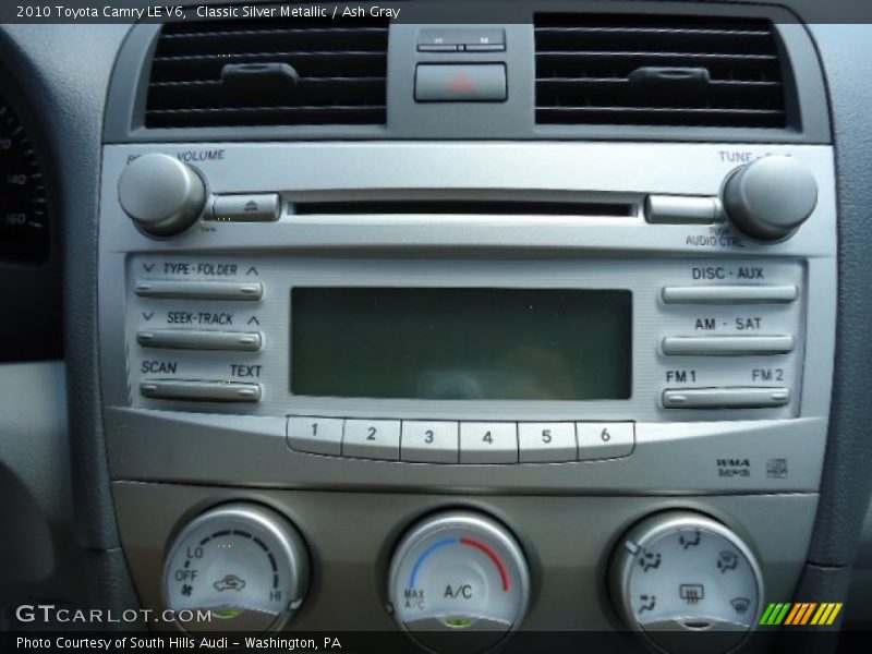 Classic Silver Metallic / Ash Gray 2010 Toyota Camry LE V6