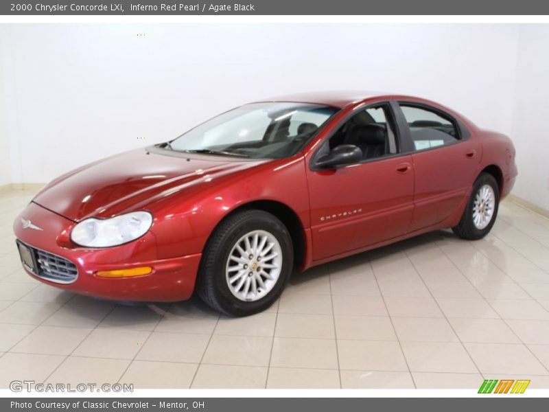 Inferno Red Pearl / Agate Black 2000 Chrysler Concorde LXi