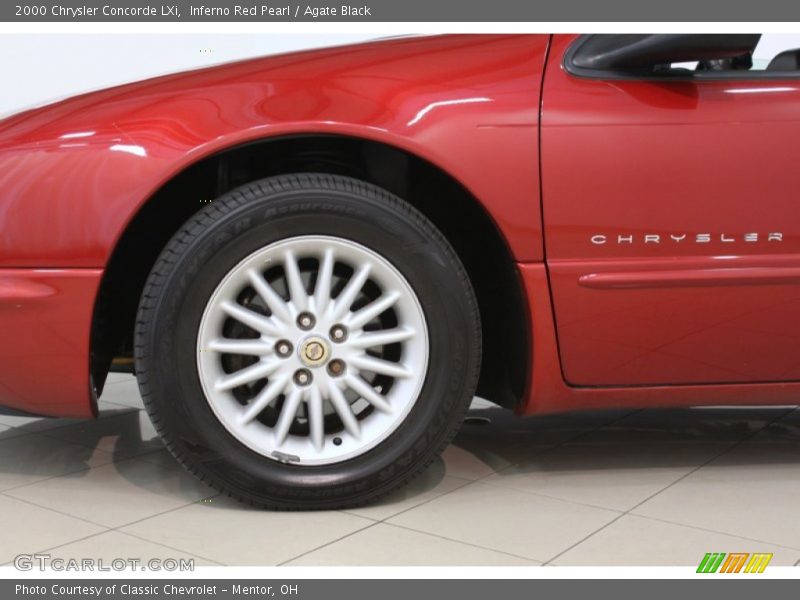 Inferno Red Pearl / Agate Black 2000 Chrysler Concorde LXi