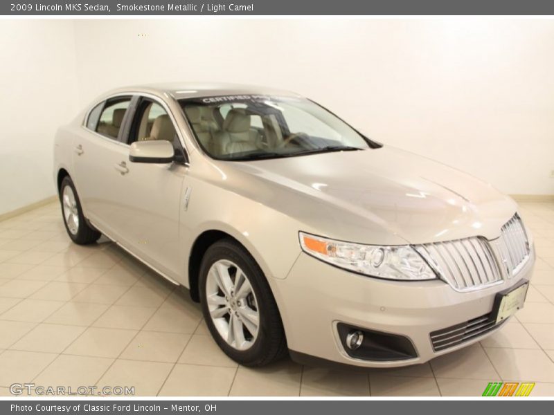 Smokestone Metallic / Light Camel 2009 Lincoln MKS Sedan