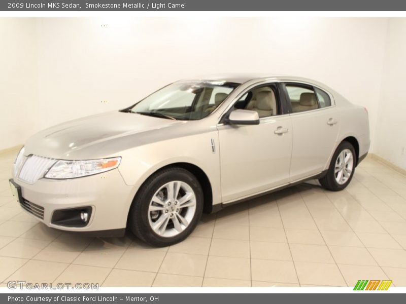 Smokestone Metallic / Light Camel 2009 Lincoln MKS Sedan