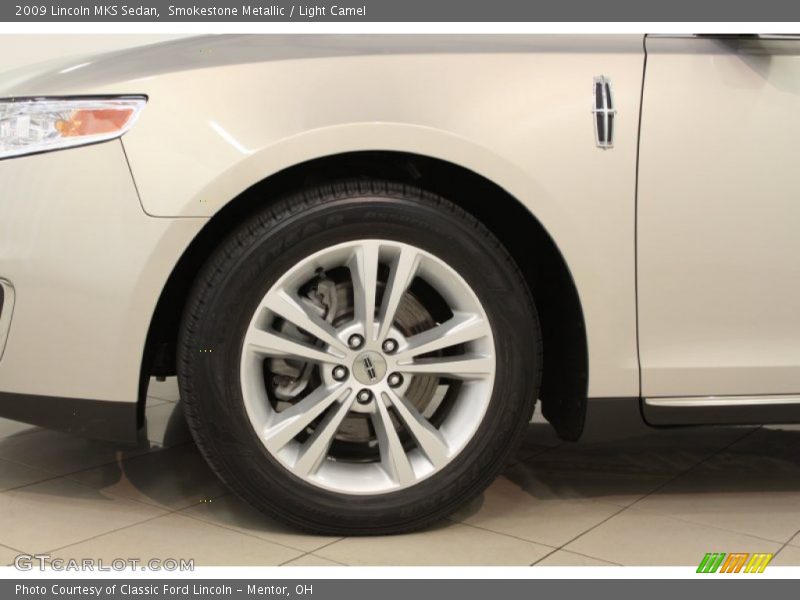 Smokestone Metallic / Light Camel 2009 Lincoln MKS Sedan
