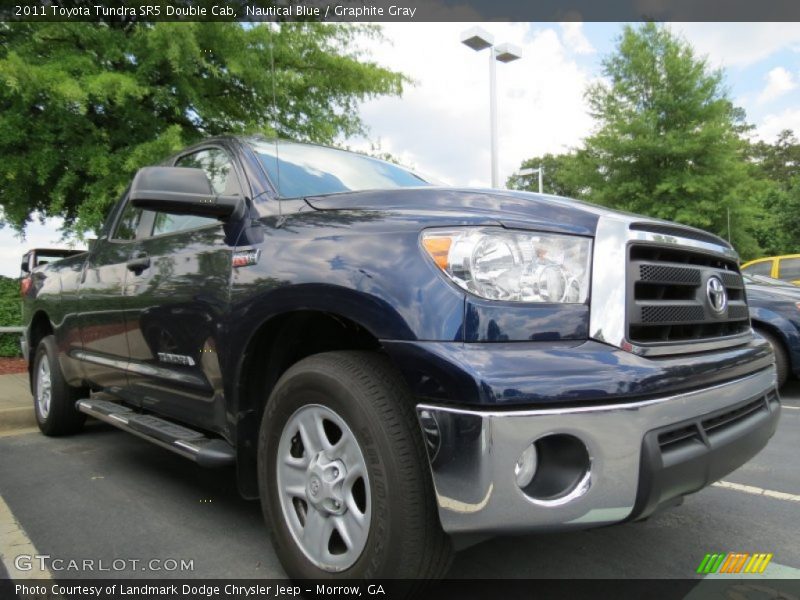 Nautical Blue / Graphite Gray 2011 Toyota Tundra SR5 Double Cab
