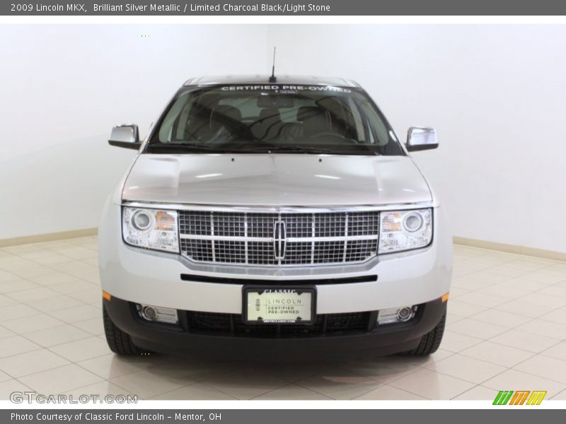 Brilliant Silver Metallic / Limited Charcoal Black/Light Stone 2009 Lincoln MKX