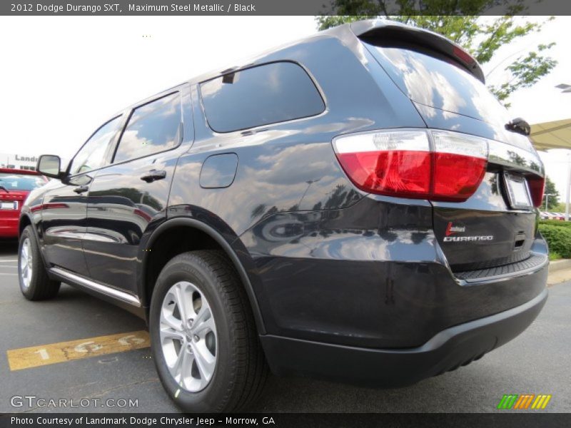 Maximum Steel Metallic / Black 2012 Dodge Durango SXT