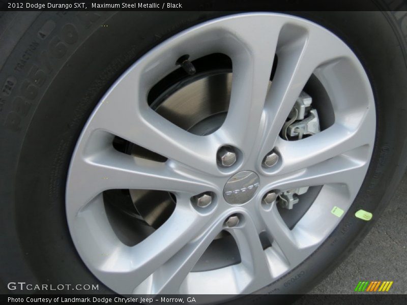 Maximum Steel Metallic / Black 2012 Dodge Durango SXT