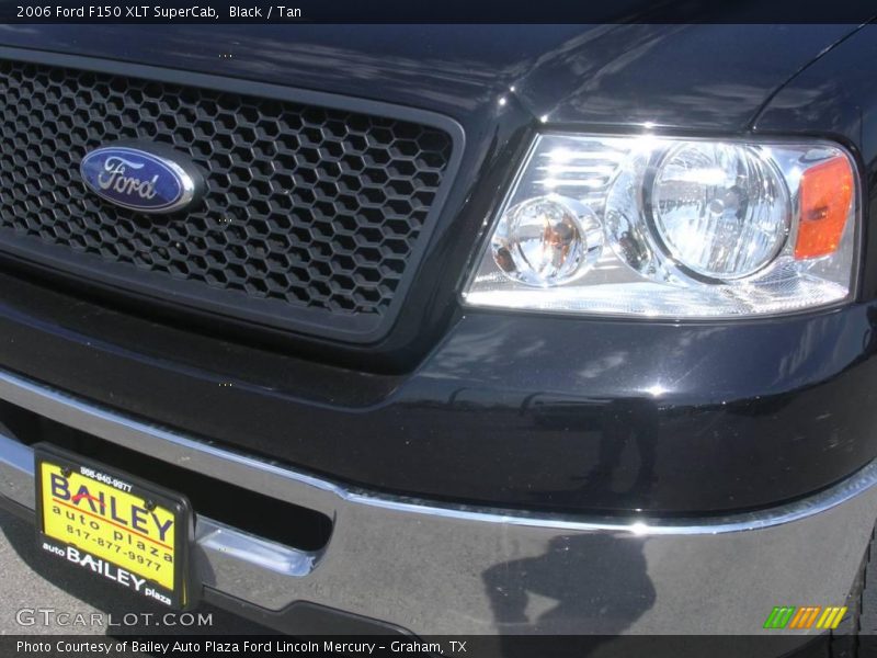 Black / Tan 2006 Ford F150 XLT SuperCab