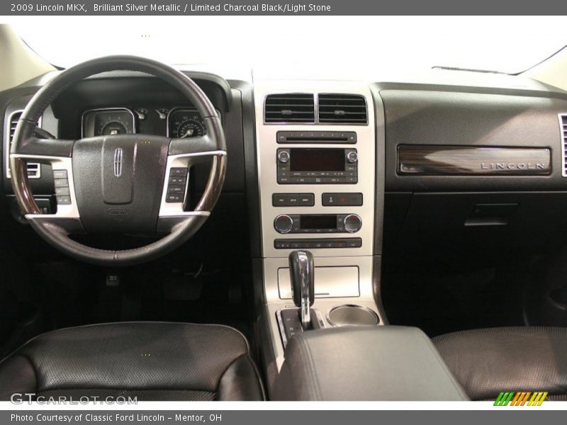 Brilliant Silver Metallic / Limited Charcoal Black/Light Stone 2009 Lincoln MKX