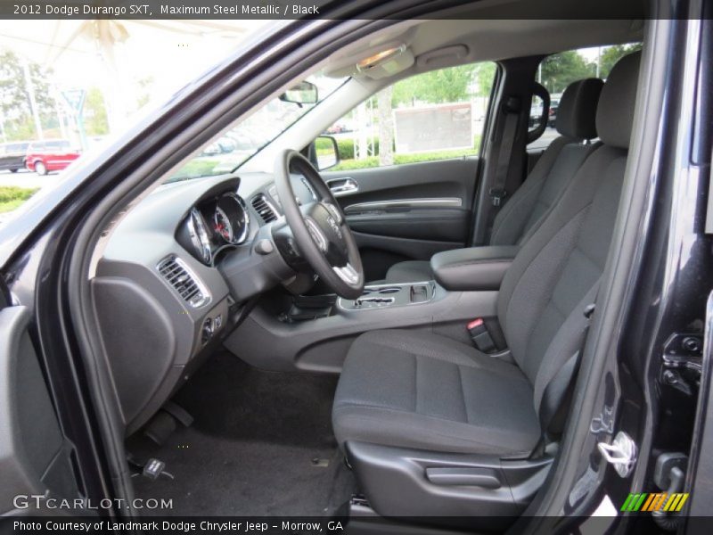 Maximum Steel Metallic / Black 2012 Dodge Durango SXT
