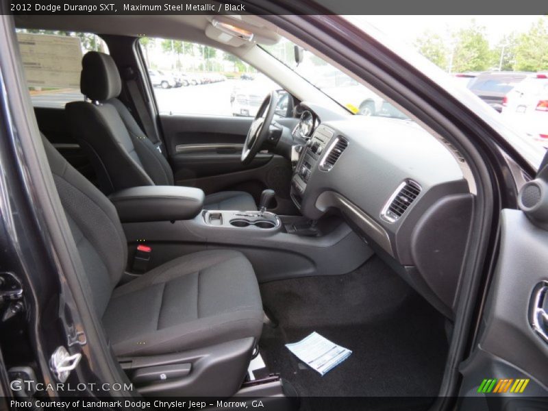 Maximum Steel Metallic / Black 2012 Dodge Durango SXT