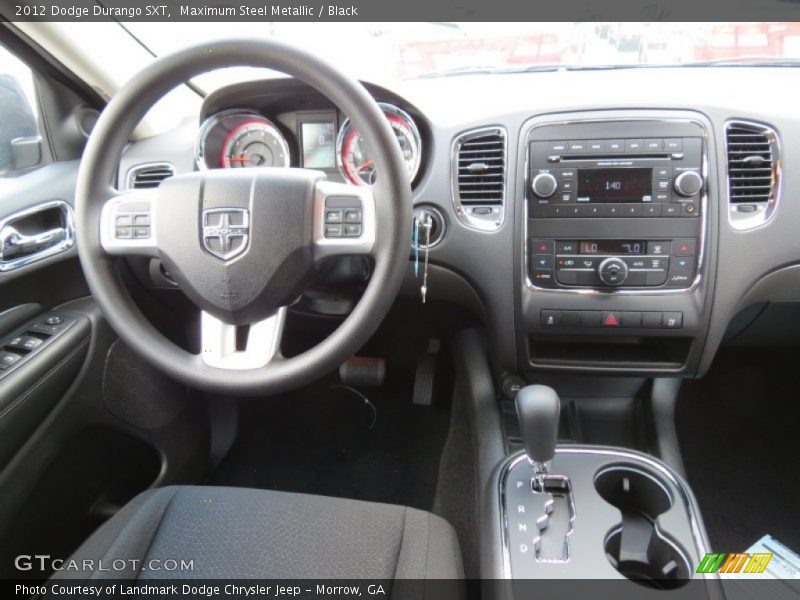 Maximum Steel Metallic / Black 2012 Dodge Durango SXT
