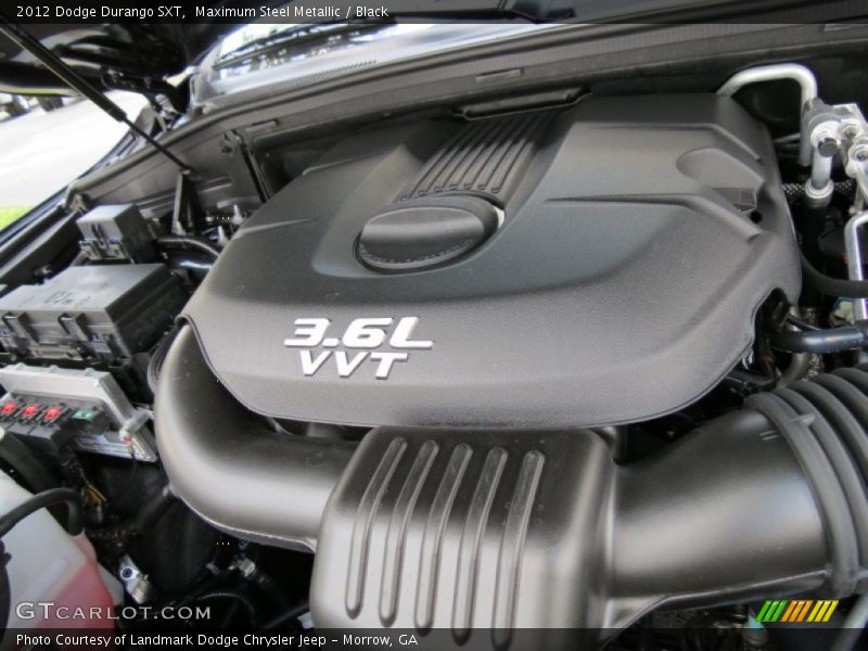 Maximum Steel Metallic / Black 2012 Dodge Durango SXT
