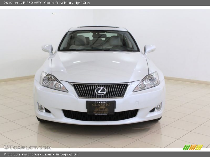 Glacier Frost Mica / Light Gray 2010 Lexus IS 250 AWD