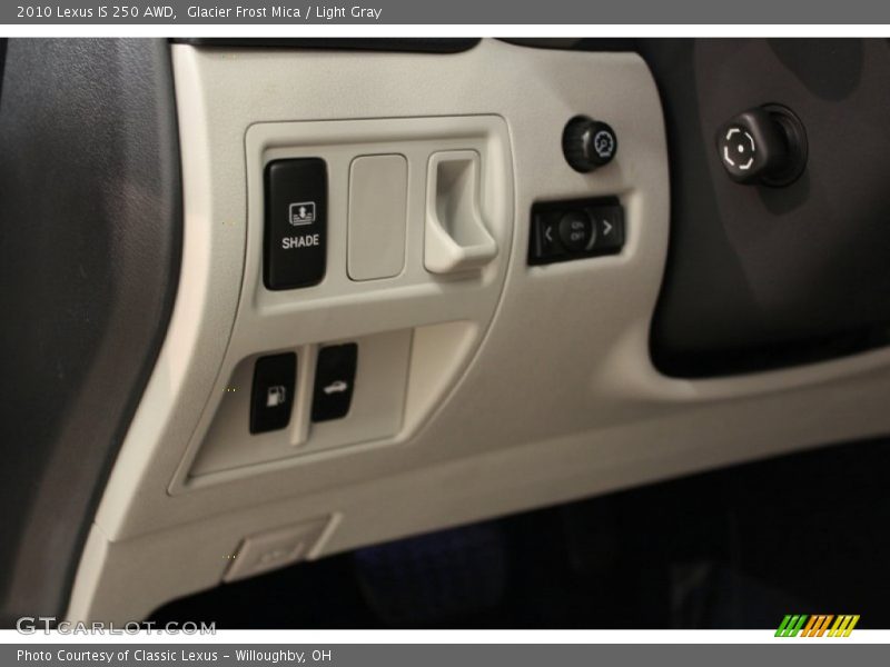 Glacier Frost Mica / Light Gray 2010 Lexus IS 250 AWD