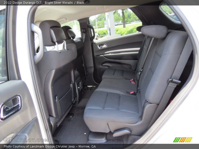Bright Silver Metallic / Black 2012 Dodge Durango SXT