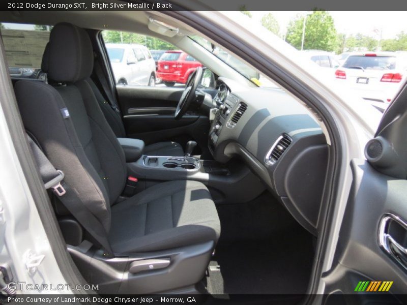 Bright Silver Metallic / Black 2012 Dodge Durango SXT