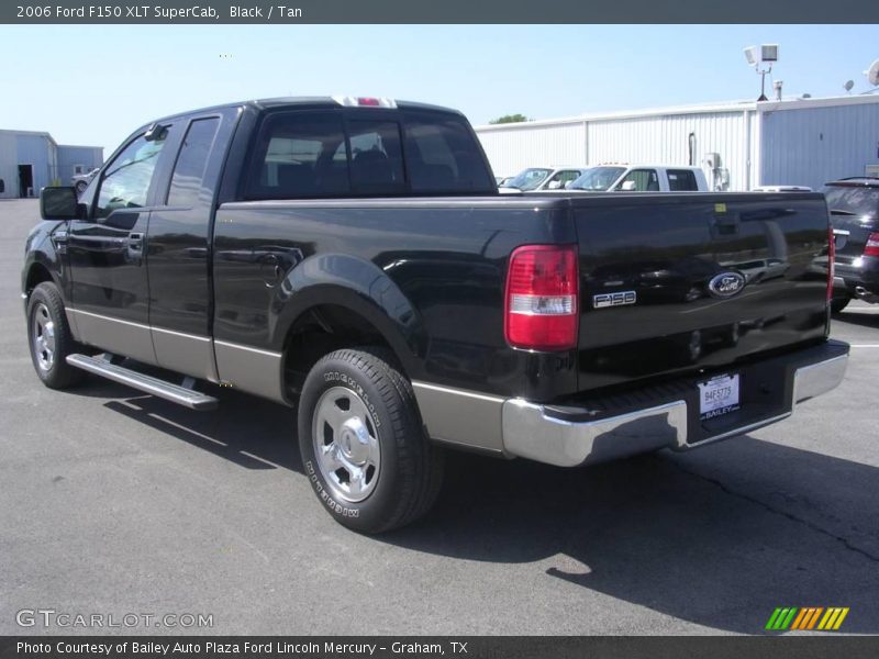 Black / Tan 2006 Ford F150 XLT SuperCab