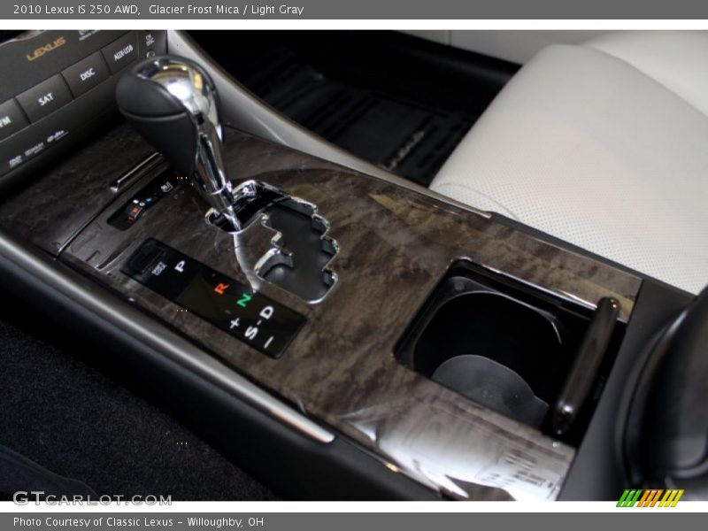 Glacier Frost Mica / Light Gray 2010 Lexus IS 250 AWD