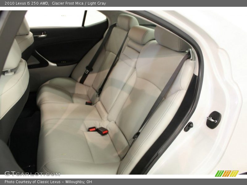 Glacier Frost Mica / Light Gray 2010 Lexus IS 250 AWD