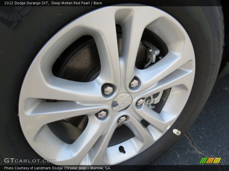 Deep Molten Red Pearl / Black 2012 Dodge Durango SXT