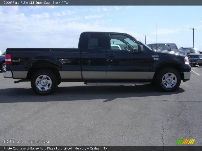 Black / Tan 2006 Ford F150 XLT SuperCab