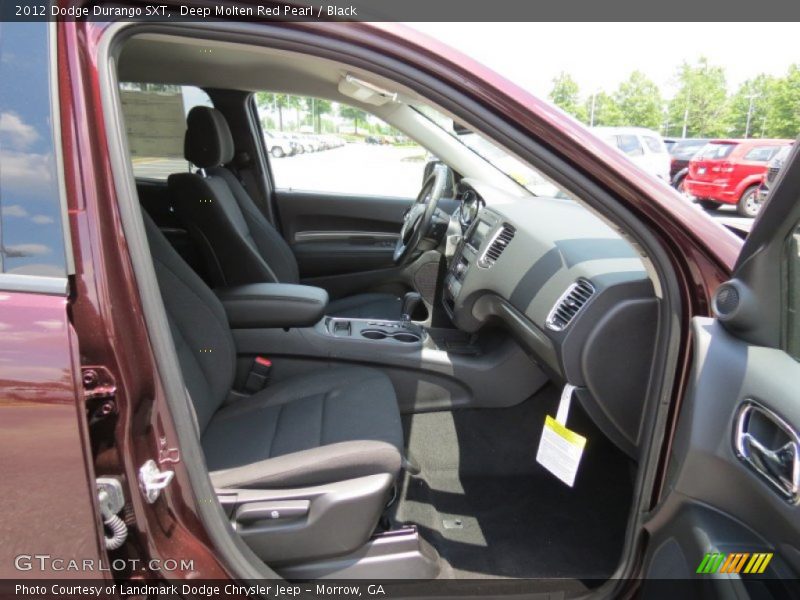 Deep Molten Red Pearl / Black 2012 Dodge Durango SXT