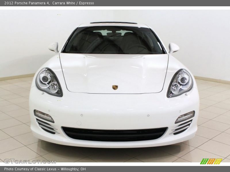  2012 Panamera 4 Carrara White