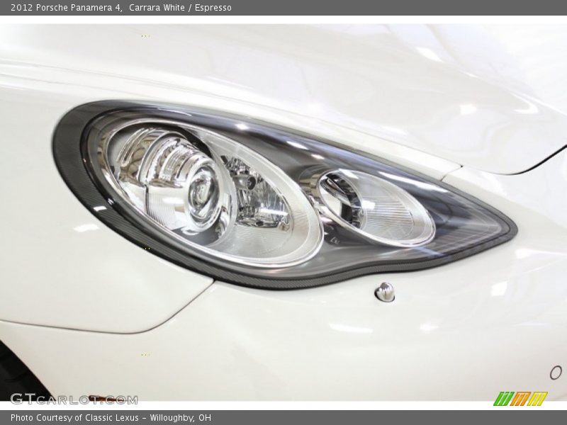 Carrara White / Espresso 2012 Porsche Panamera 4