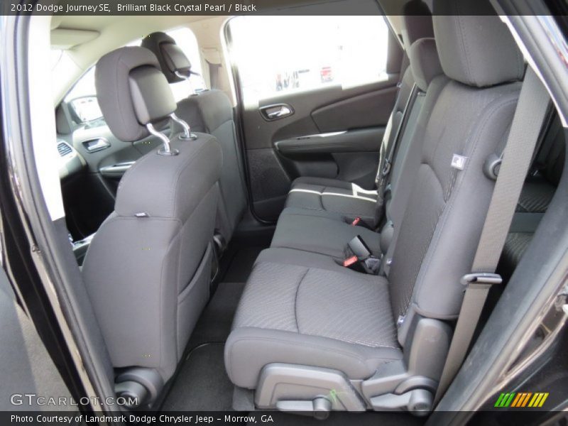 Brilliant Black Crystal Pearl / Black 2012 Dodge Journey SE
