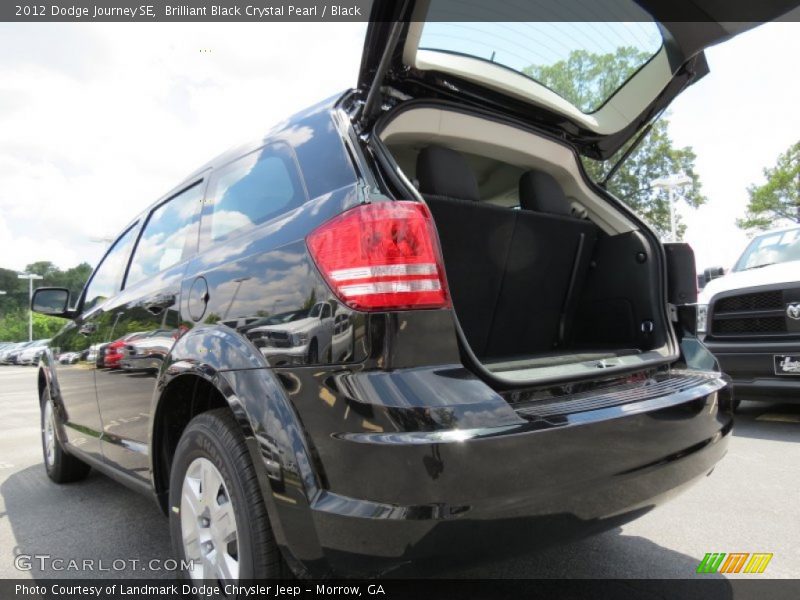 Brilliant Black Crystal Pearl / Black 2012 Dodge Journey SE