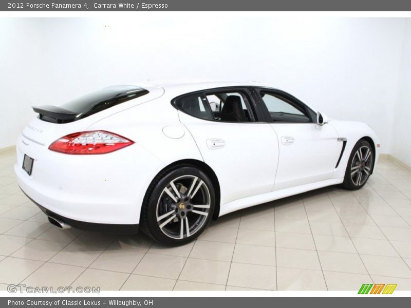 Carrara White / Espresso 2012 Porsche Panamera 4
