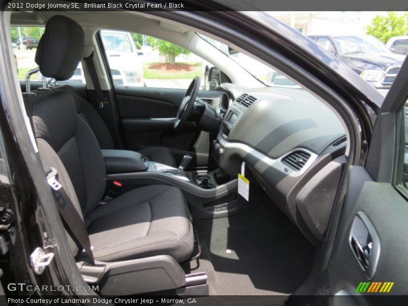 Brilliant Black Crystal Pearl / Black 2012 Dodge Journey SE