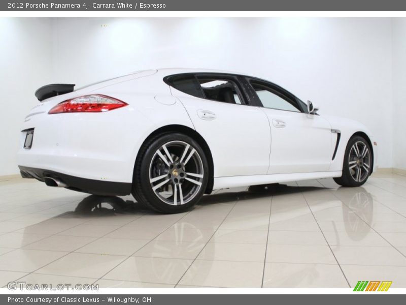  2012 Panamera 4 Carrara White