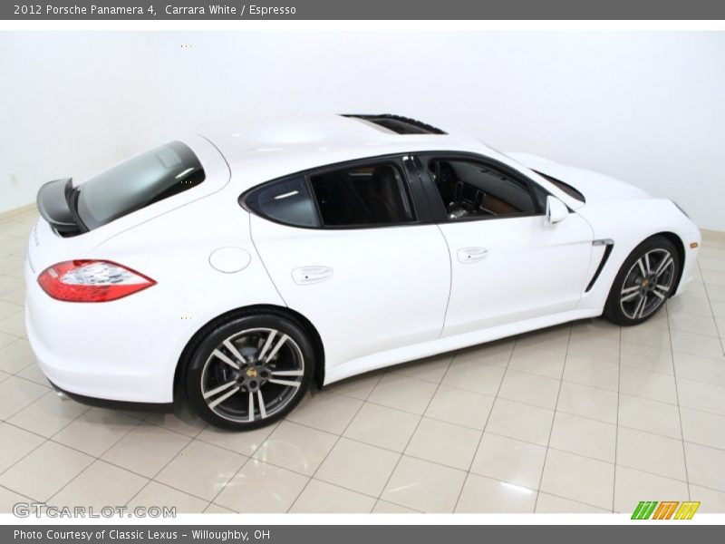 2012 Panamera 4 Carrara White