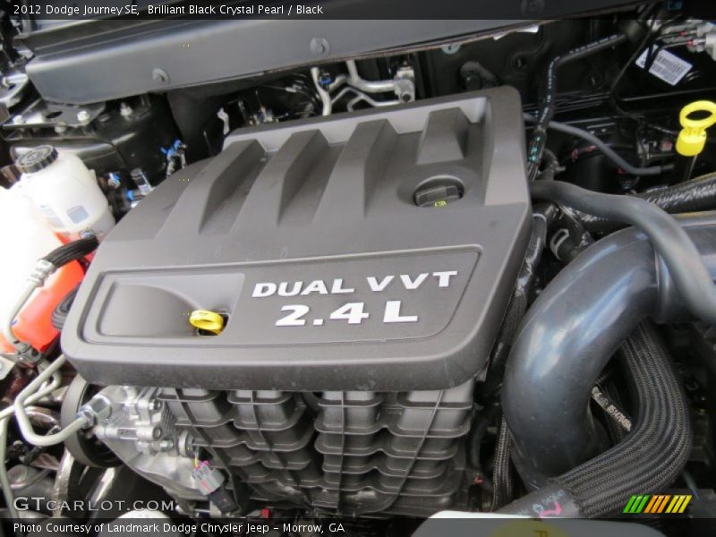 Brilliant Black Crystal Pearl / Black 2012 Dodge Journey SE