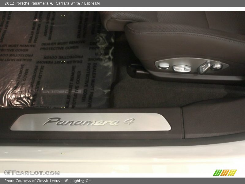 Carrara White / Espresso 2012 Porsche Panamera 4