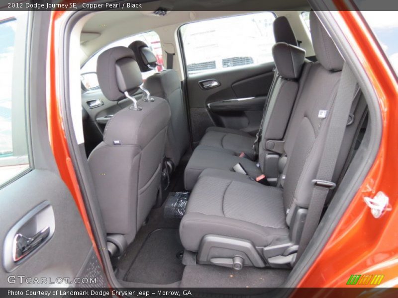 Copper Pearl / Black 2012 Dodge Journey SE