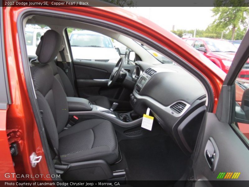 Copper Pearl / Black 2012 Dodge Journey SE