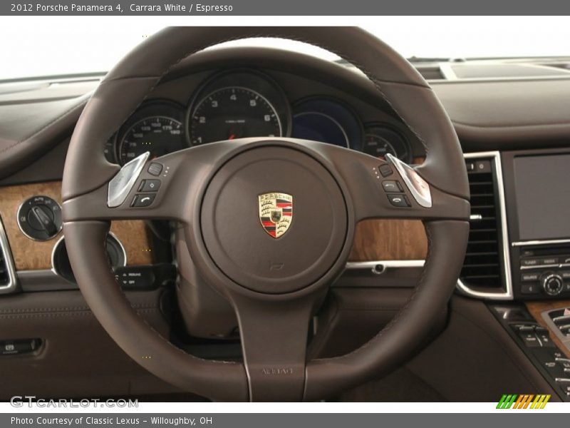  2012 Panamera 4 Steering Wheel