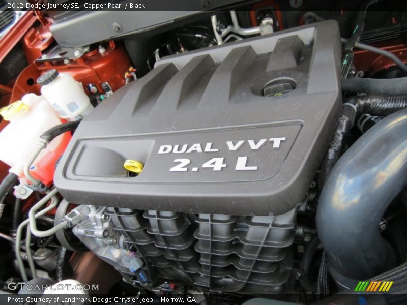 Copper Pearl / Black 2012 Dodge Journey SE
