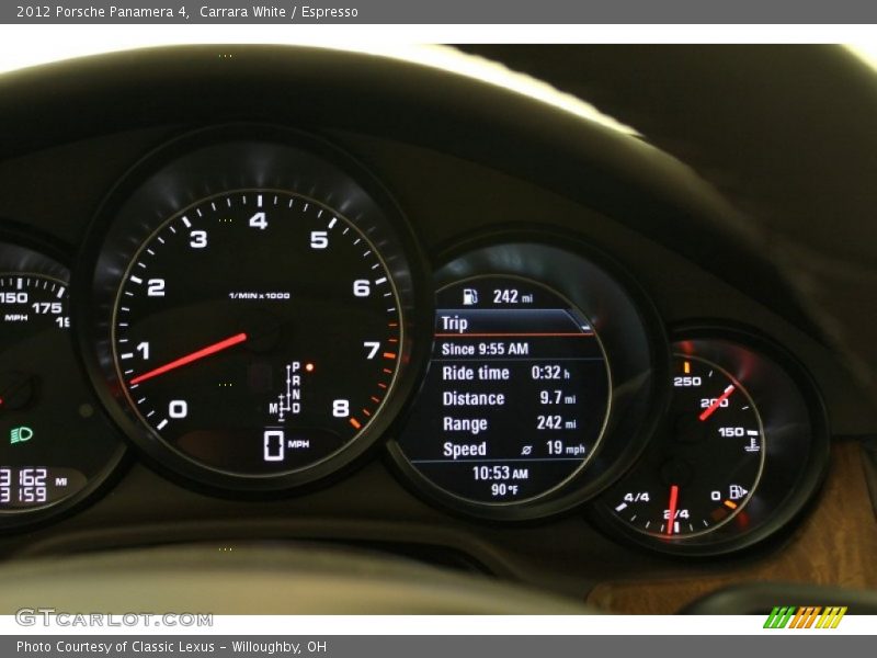  2012 Panamera 4 4 Gauges