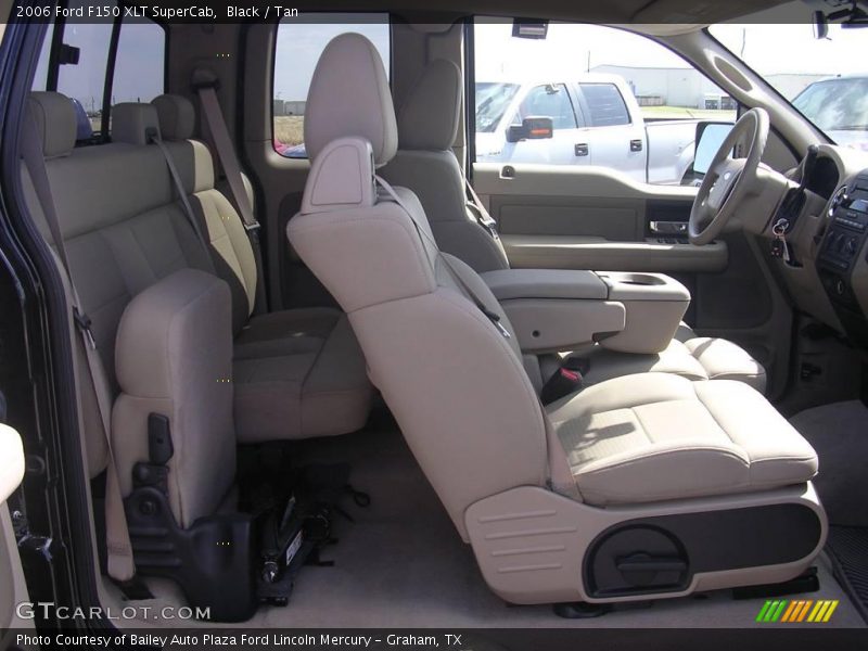 Black / Tan 2006 Ford F150 XLT SuperCab