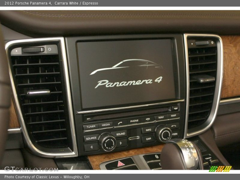 Controls of 2012 Panamera 4