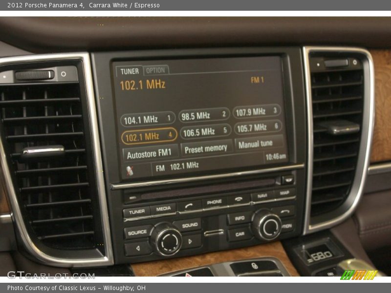 Carrara White / Espresso 2012 Porsche Panamera 4