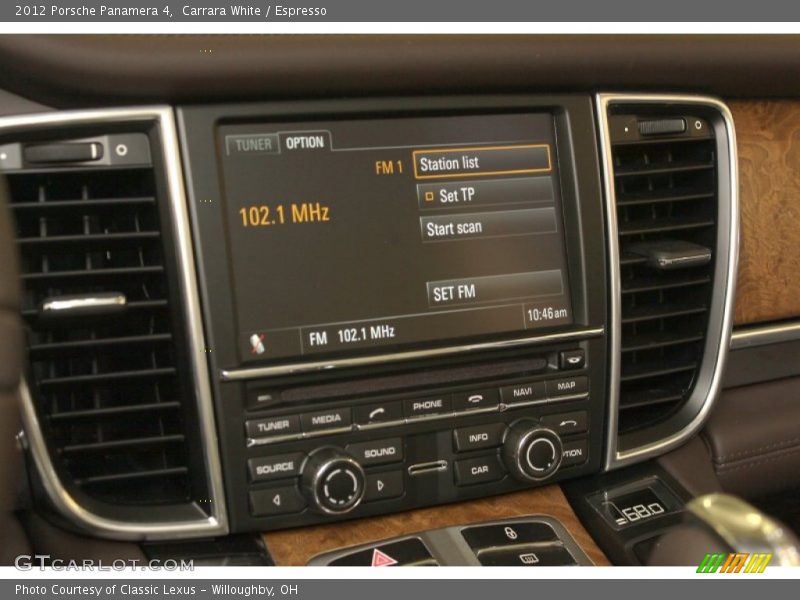 Carrara White / Espresso 2012 Porsche Panamera 4