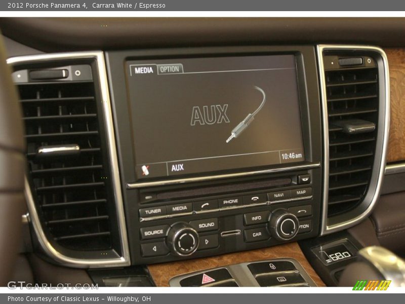 Carrara White / Espresso 2012 Porsche Panamera 4
