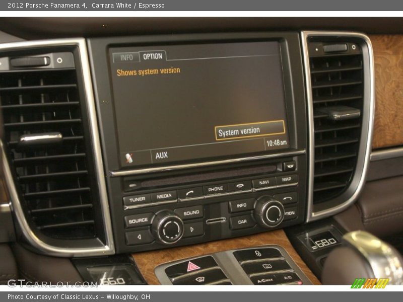 Carrara White / Espresso 2012 Porsche Panamera 4