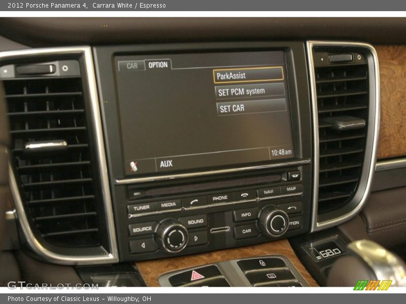 Carrara White / Espresso 2012 Porsche Panamera 4