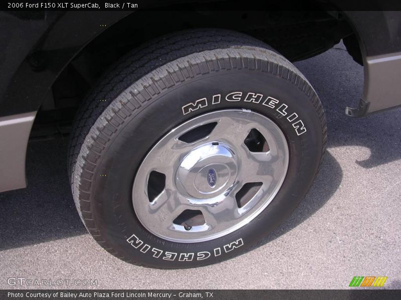 Black / Tan 2006 Ford F150 XLT SuperCab