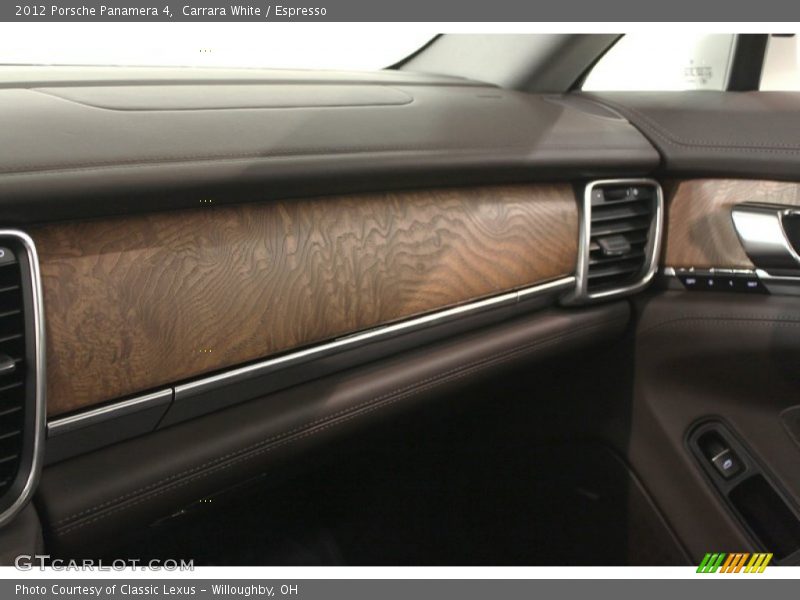Carrara White / Espresso 2012 Porsche Panamera 4